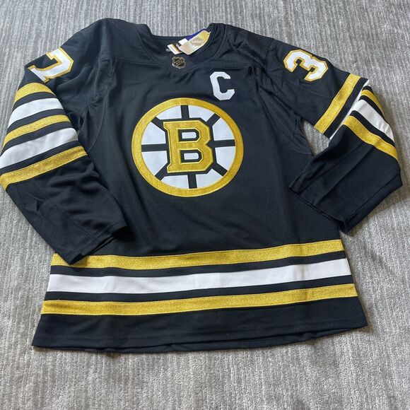 Boston Bruins Patrice Bergeron Jersey Mens 54 Adidas 100th Anniversary Authentic